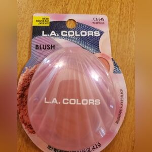 L.A. COLORS Magical Coral Flush  Shimmer Pressed Powder Blush 0.148 oz Single